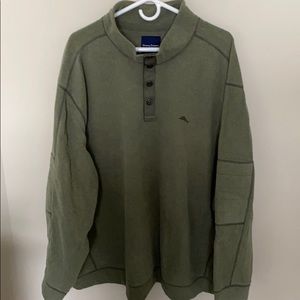 Tommy Bahama Half Button Fleece Sweater